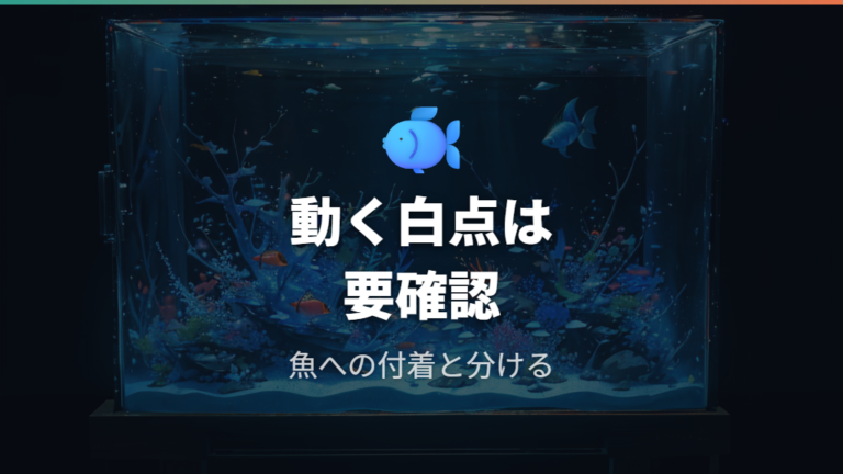 白い点が動くときは本当にカビなのか