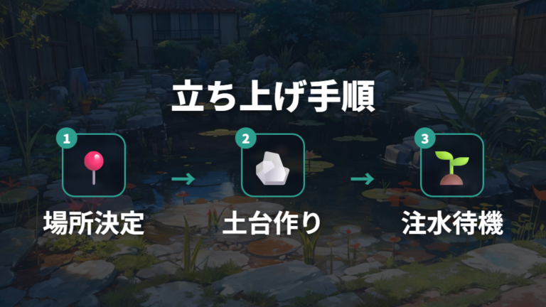 水質を安定させる立ち上げ方は土と水草を先に整える