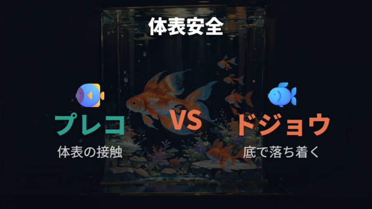 金魚とプレコ混泳のリスクは体表への接触に注意