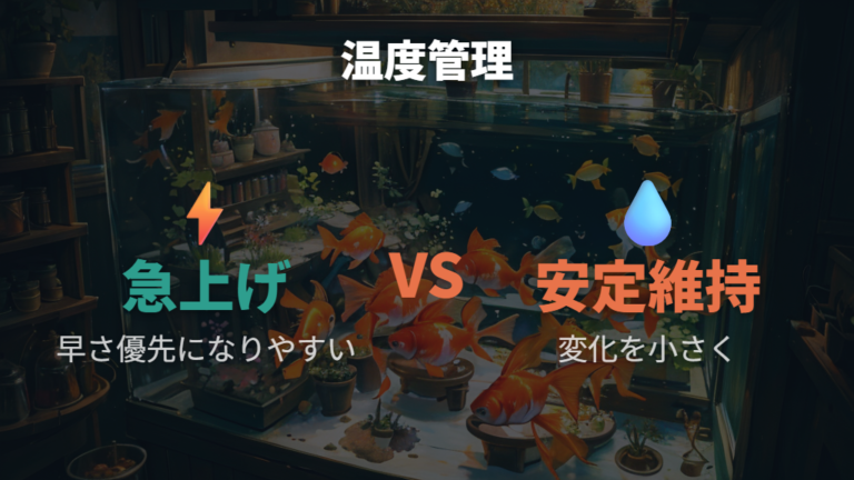 水温で変わる成長速度は上げすぎにも注意する