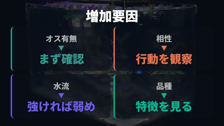 無精卵が多い原因は水質・相性・個体差で見直す
