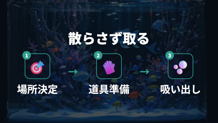 水槽のカビの安全な取り方は散らさず吸い出す