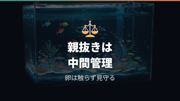 親抜きという半ほったらかしの考え方