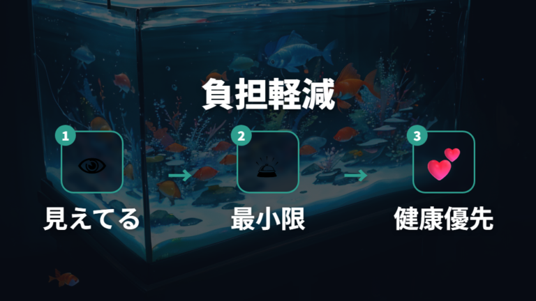 総排泄腔で見分ける時は金魚に触れる負担を減らす