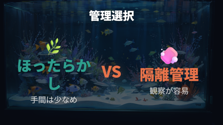 ほったらかし管理と隔離管理の違いを知る