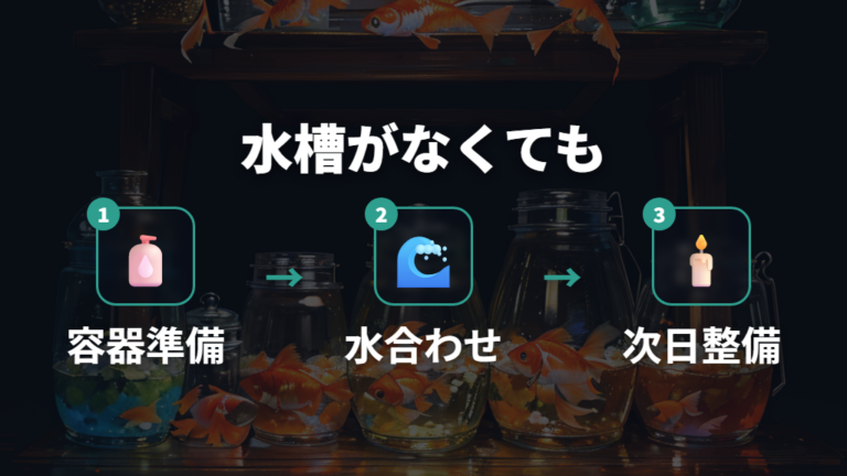 最初に用意したい飼育環境を水槽なしの場合まで考える