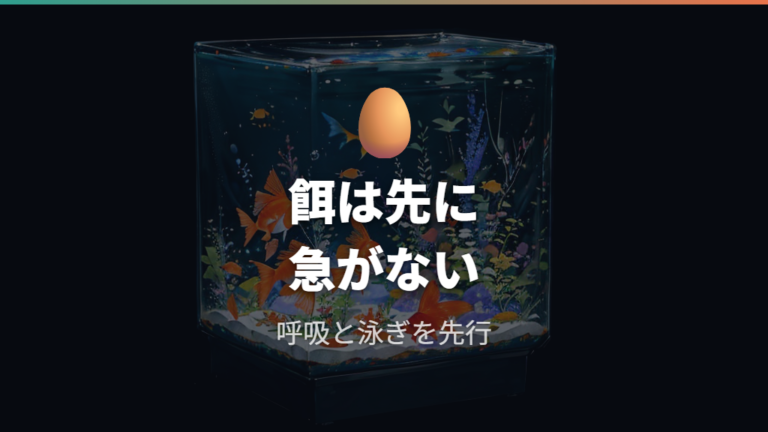 水換え直後に餌をあげてもいいのか