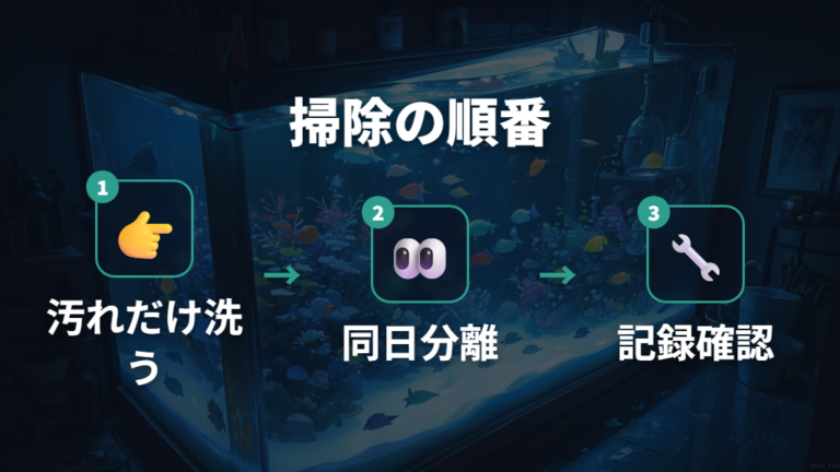 掃除で減らさないコツは水道水洗いと同日作業を避けること