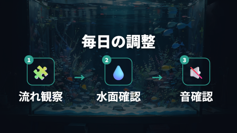 泡の強さを見極める目安を毎日の観察で微調整する
