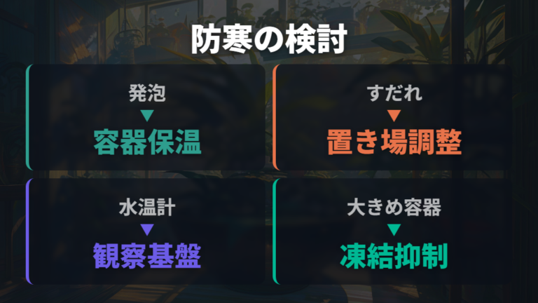 屋外越冬で使える防寒材をプチプチ以外も見る