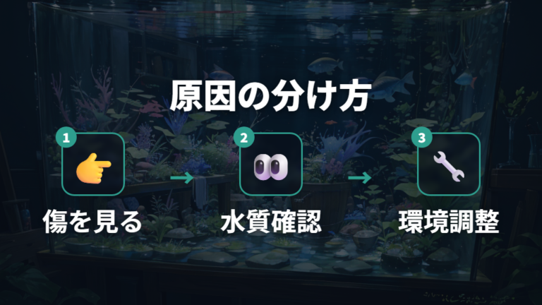 白カビが出る主な原因は傷と飼育環境から確認する