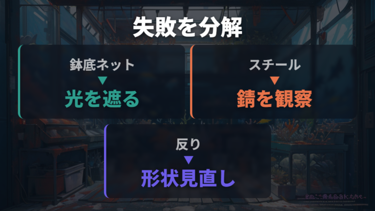 反りや結露などの失敗例は素材ごとに切り分ける